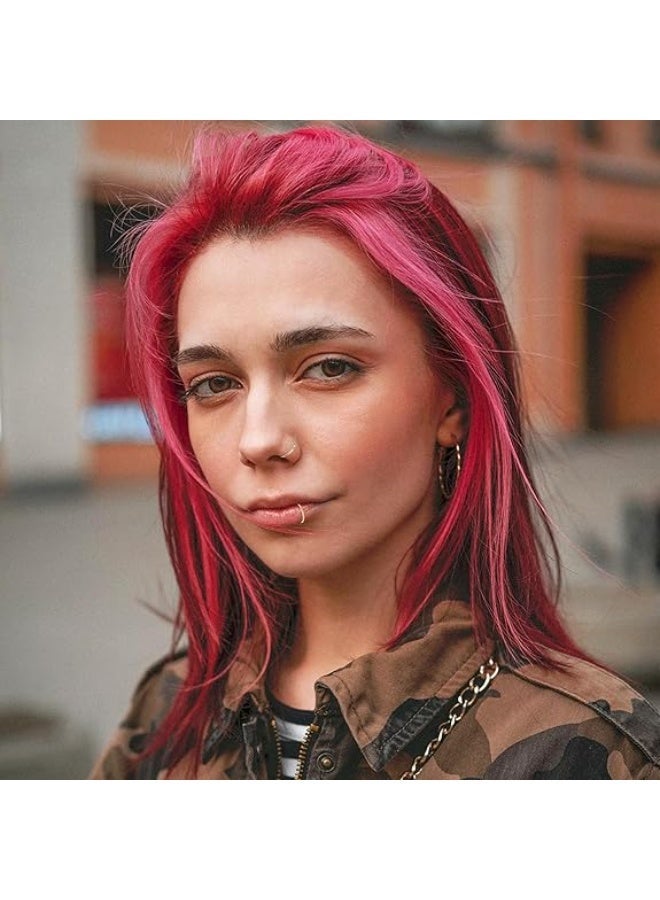 Ucanbe 10PCS Double Hoop Nose Rings | Clip-On Fake Nose Ring & Fake Lip Piercing | Non-Piercing Unisex Jewelry - Image 3